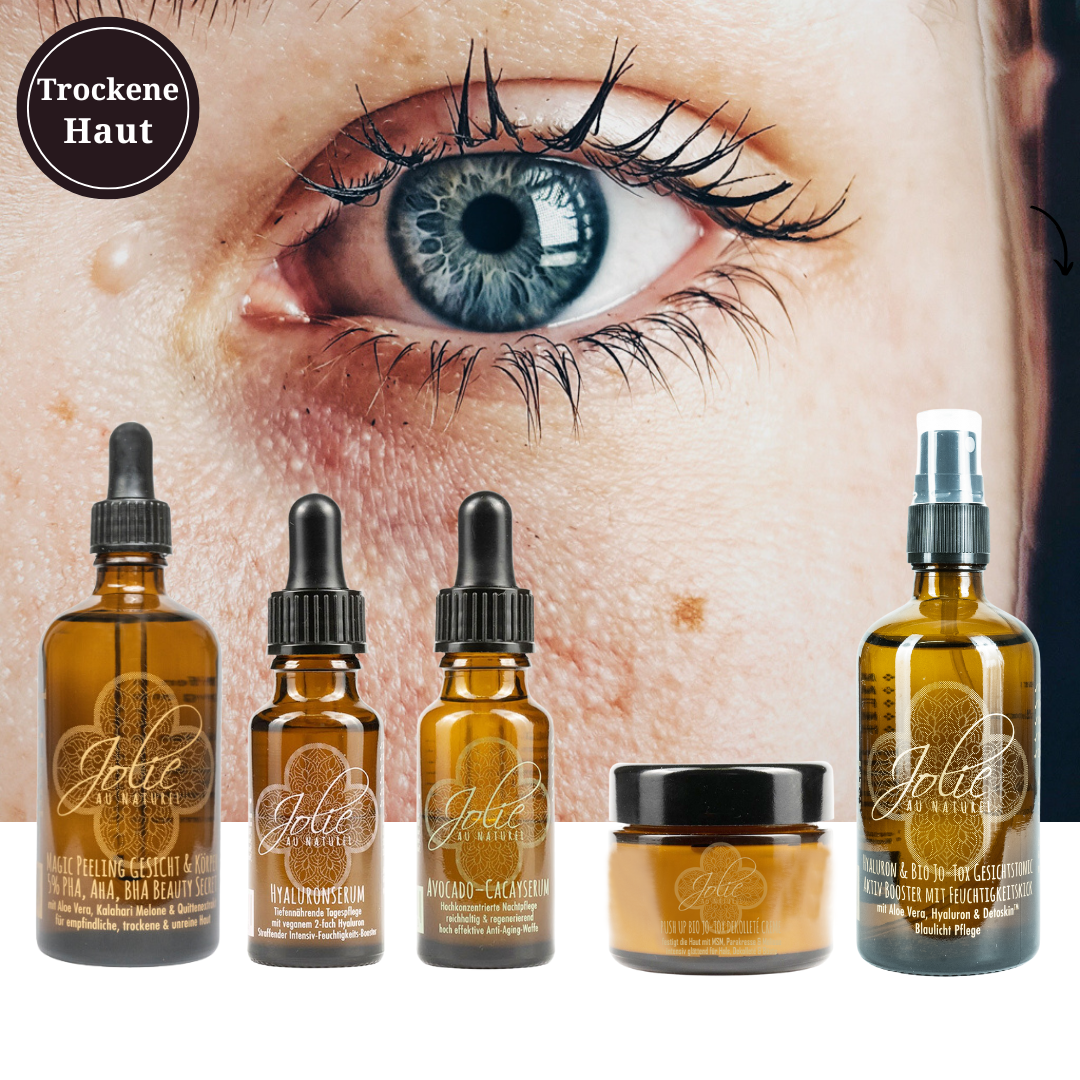 Hyaluron Trockene Haut Routine SET - Jolie au naturel: Nachhaltige Naturkosmetik