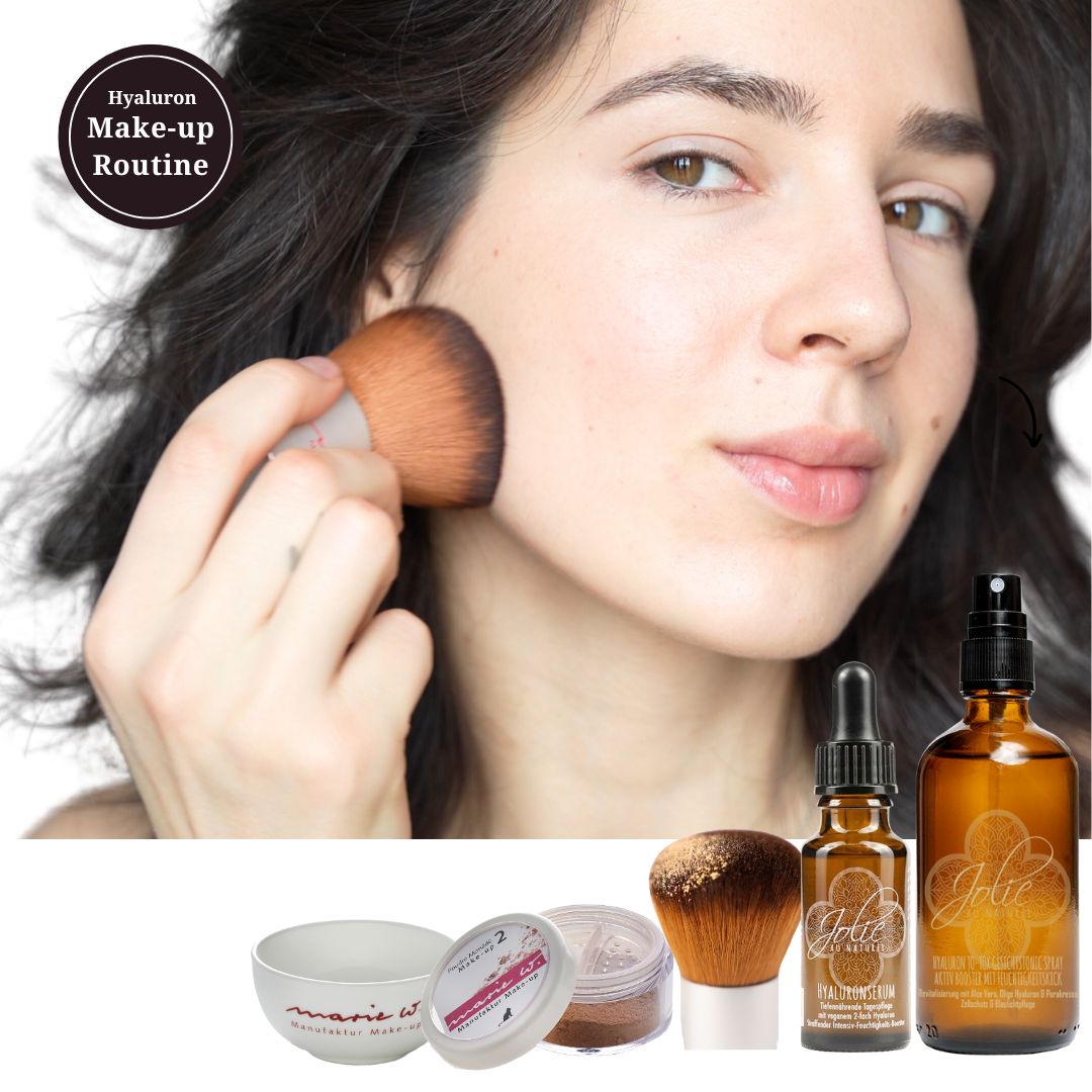 Hyaluron Make-up Routine SET "Makelloser Teint" - Jolie au naturel: Nachhaltige Naturkosmetik