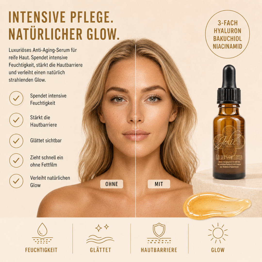 Hyaluron Golden Glow Elixier für strahlende Haut – mit Hyaluron 5ml