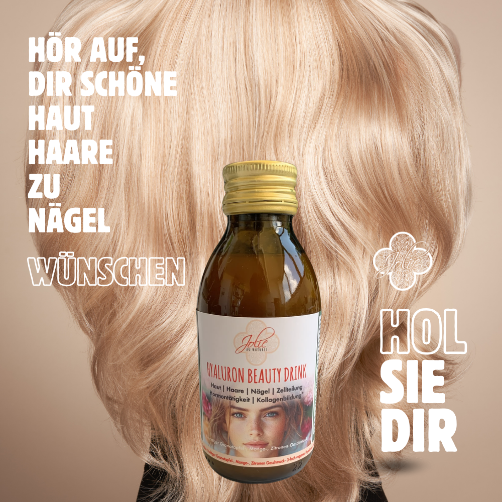 Hyaluron Drink für strahlende Haut – mit Hyaluron-Komplex 150ml