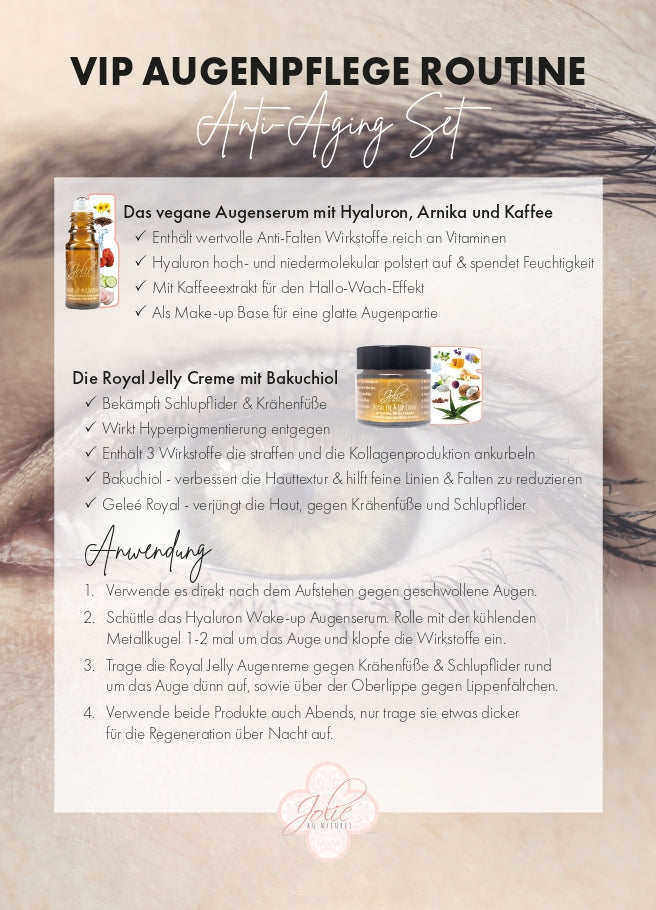 VIP Augenpflege Set für strahlende Augen – Bio-Pflege
