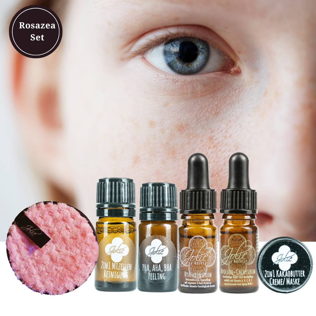 Rosazea Routine SET Pröbchen - Jolie au naturel: Nachhaltige Naturkosmetik