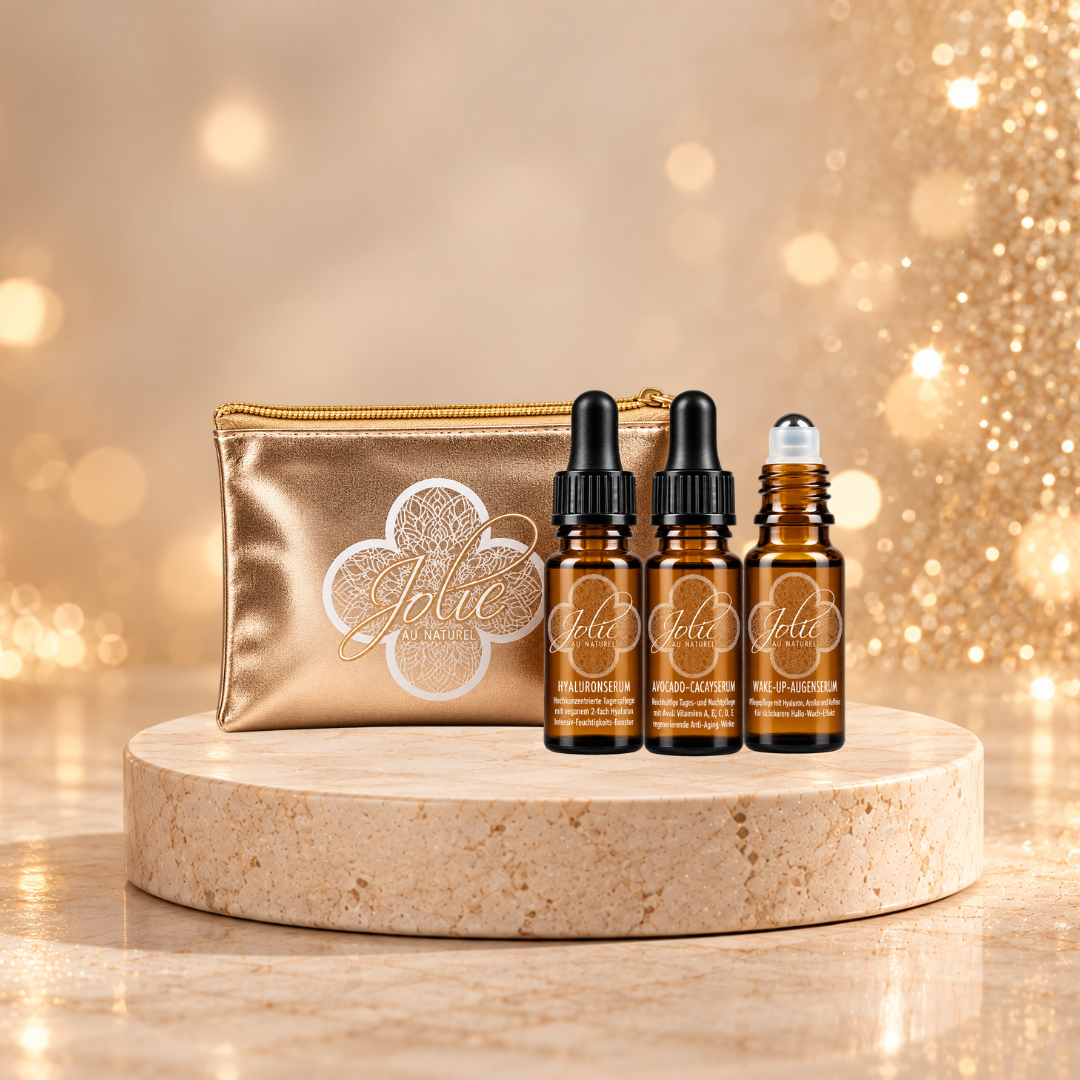♡ Hyaluron Reise Set I Anti Aging Gesichtspflege vegan I 3x 5ml