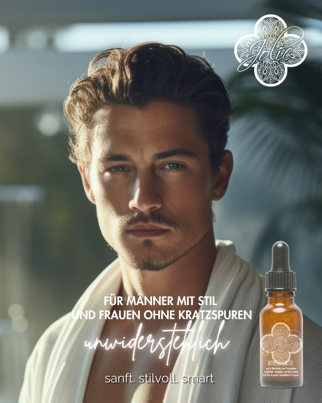Bartöl natürlich – holzig-maskuline Pflege ohne Silikone für sanfte Küsse - Jolie au naturel: Nachhaltige Naturkosmetik