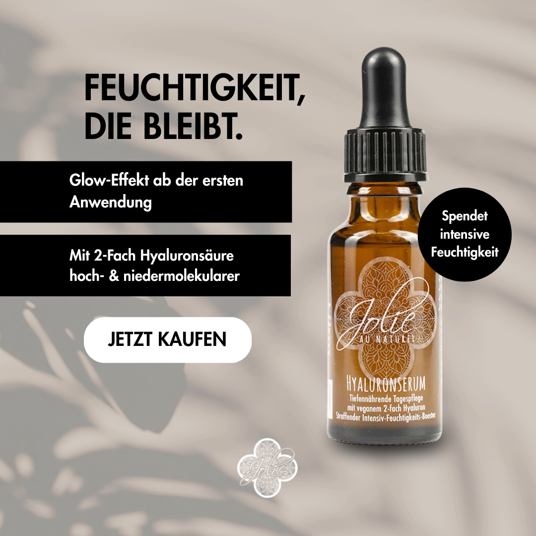 Hyaluronserum vegan mit Retinol & Vitamin C für jeden Hauttyp I straffe Haut 20ml