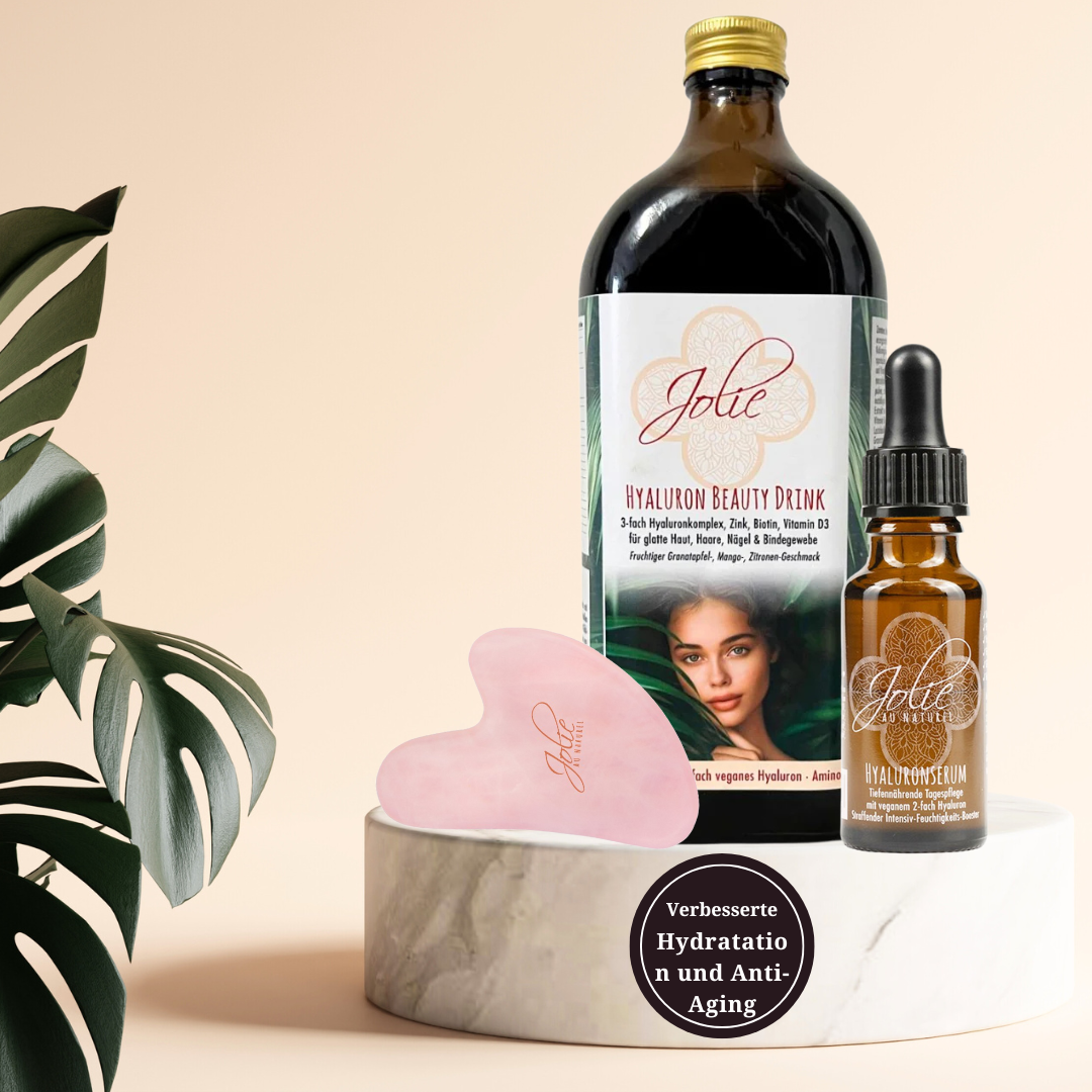 Biohacking Hyaluron Lifting Set – Natürliche Hautpflege & Regeneration - Jolie au naturel: Nachhaltige Naturkosmetik
