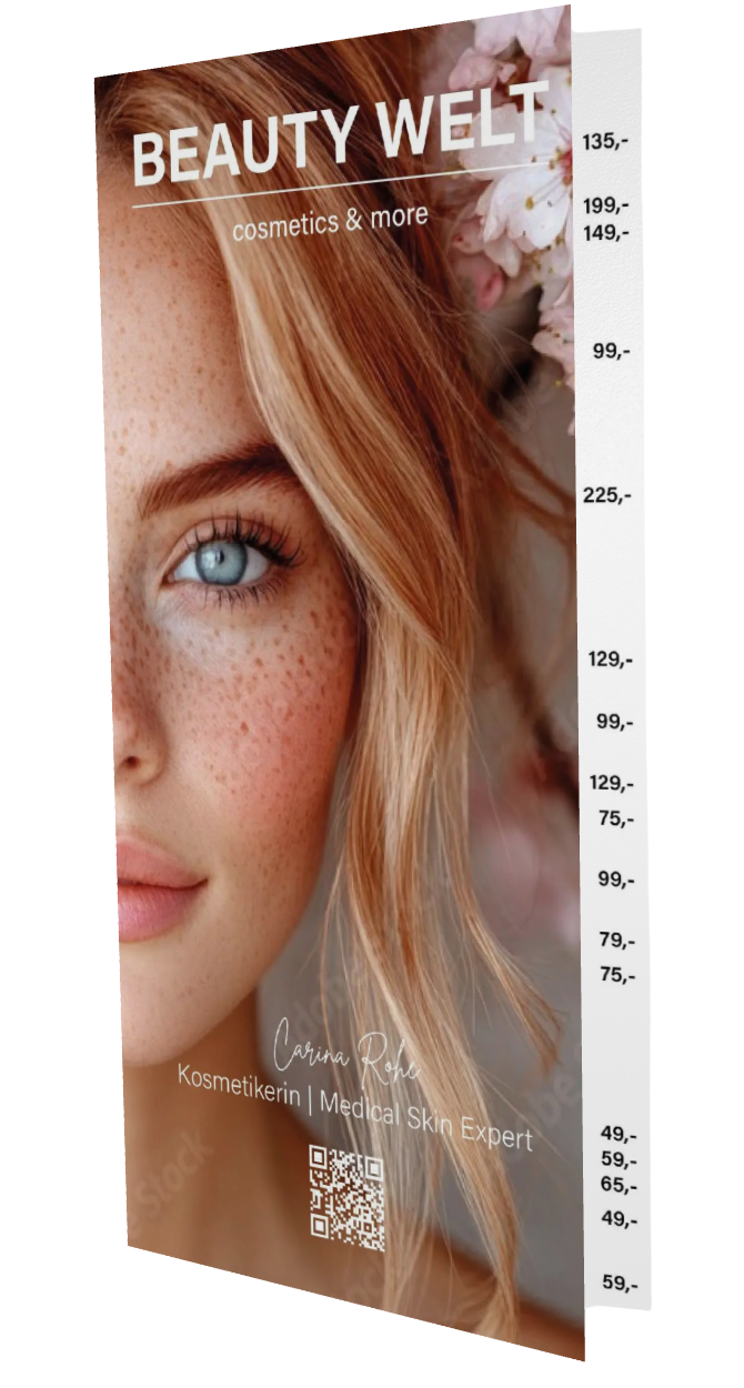 Flyer-Service Einleger - Jolie au naturel: Nachhaltige Naturkosmetik