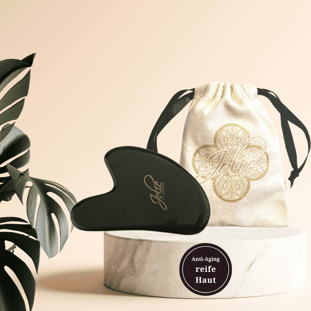 Lava Gua Sha Stein I Anti-Aging Gesichtsmassage I reife Haut - Jolie au naturel: Nachhaltige Naturkosmetik