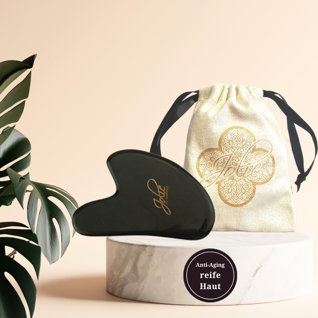 Gua Sha Stein Rosenquarz I Gesichtsmassage I Anti Aging I Gesichtsyoga - Jolie au naturel: Nachhaltige Naturkosmetik
