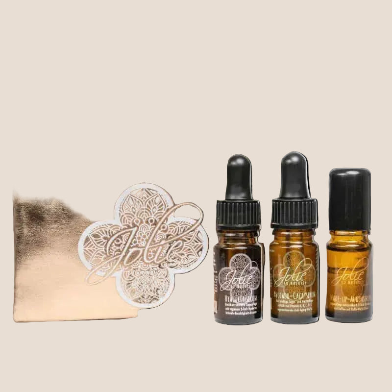 ♡ Hyaluron Reise Set I Anti Aging Gesichtspflege vegan I 3x 5ml - Jolie au naturel: Nachhaltige Naturkosmetik