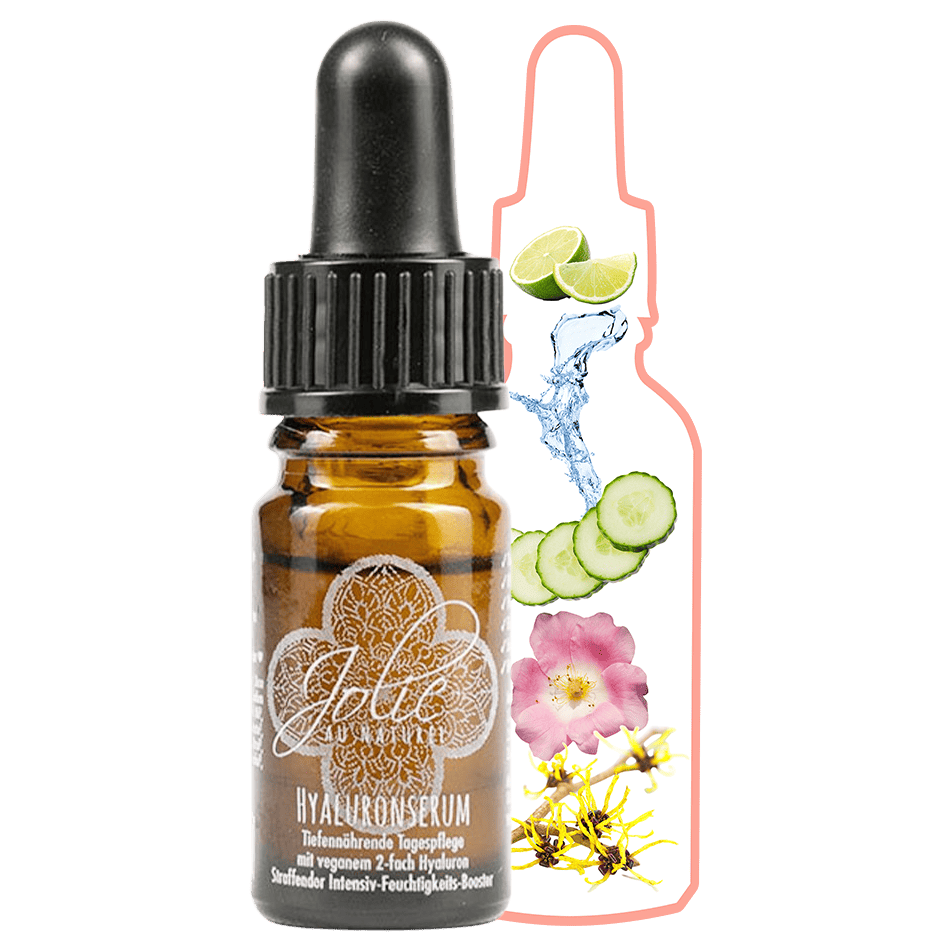 Hyaluron Serum I vegan I empfindliche Haut I Retinol I Vitamin C I Probiergröße 5ml - Jolie au naturel: Nachhaltige Naturkosmetik