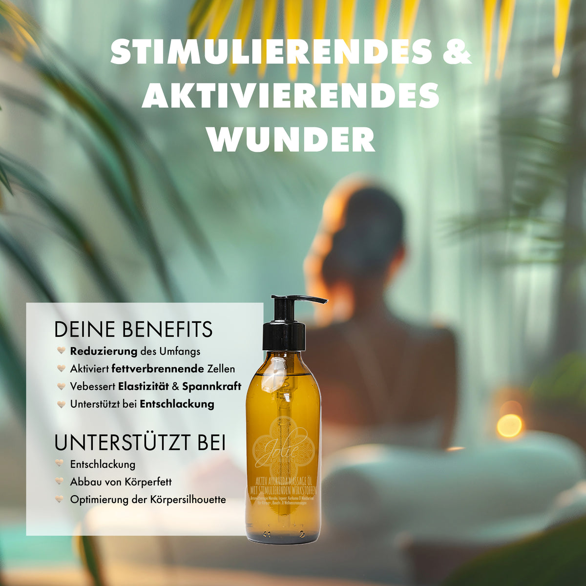 Aktiv Ayurveda Massageöl | Manukahonig | Kurkuma | Aromatherapie | 5 ml - Jolie au naturel: Nachhaltige Naturkosmetik