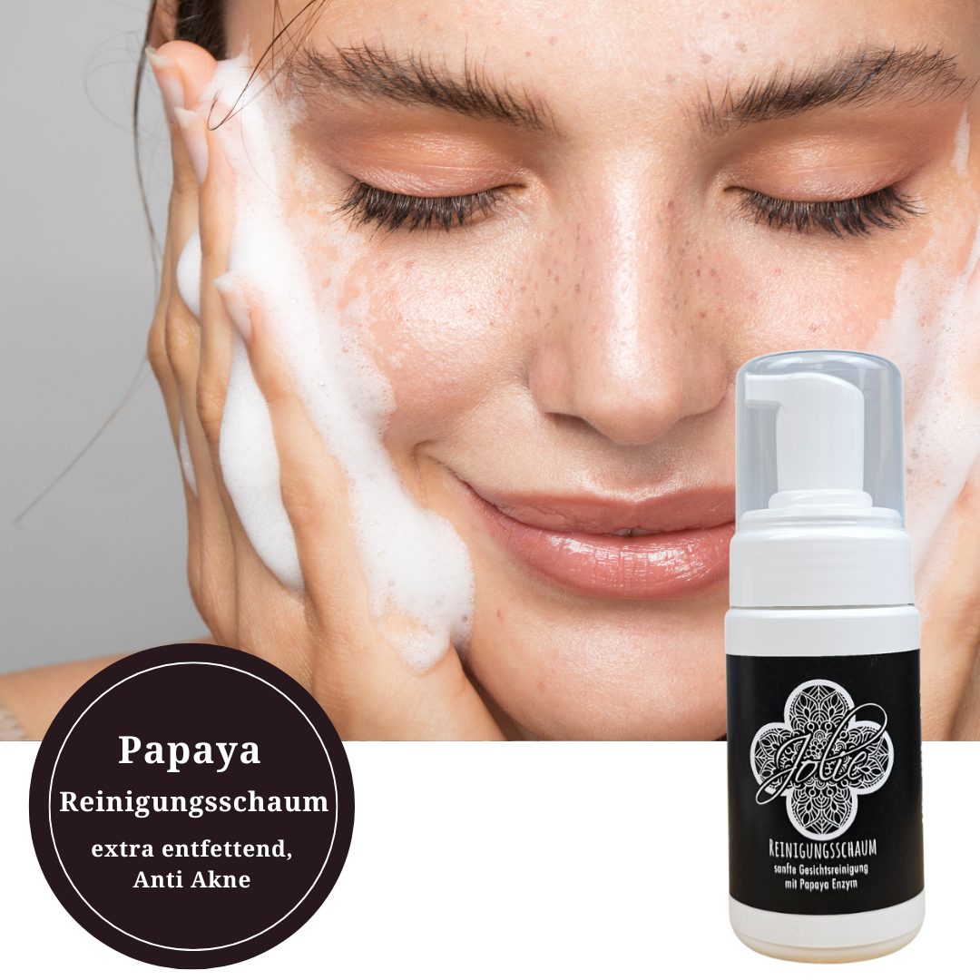 Papaya Reinigungsschaum für zarte Haut – sanfte Reinigung
