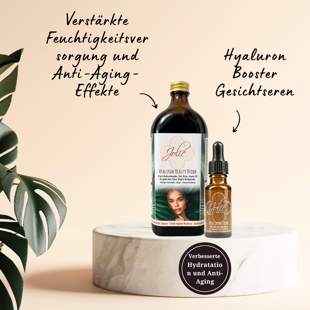 Hyaluron Glow Duo für strahlende Haut – Pflege innen & außen