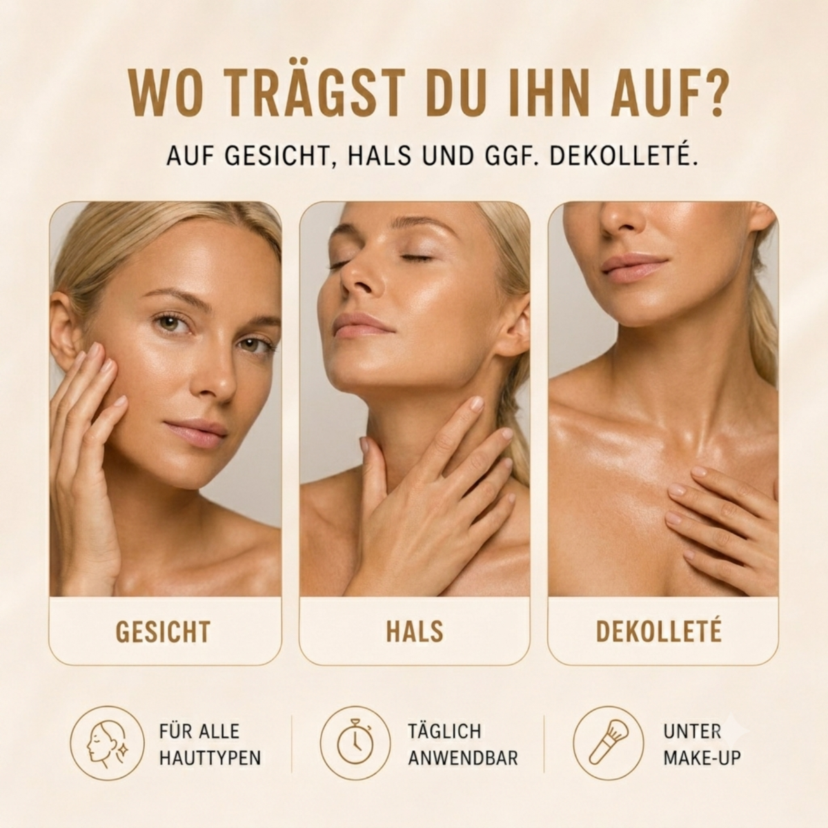 Anti-Aging Tagescreme LSF 50 I Sonnencreme mineralisch I Anti-Weiß I Kokosduft I mattierend