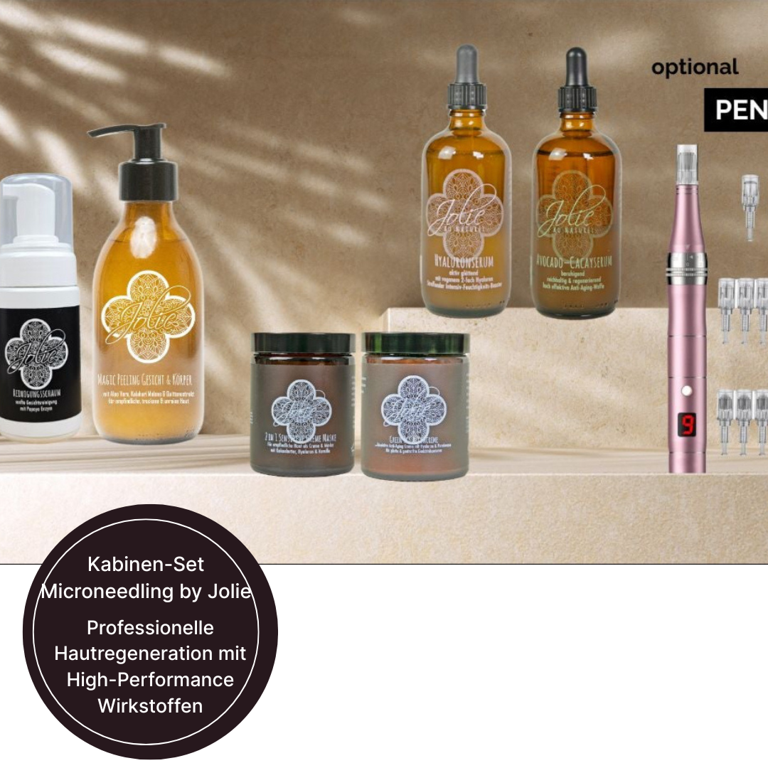 Microneedling Kabinenwaren Set - Jolie au naturel: Nachhaltige Naturkosmetik
