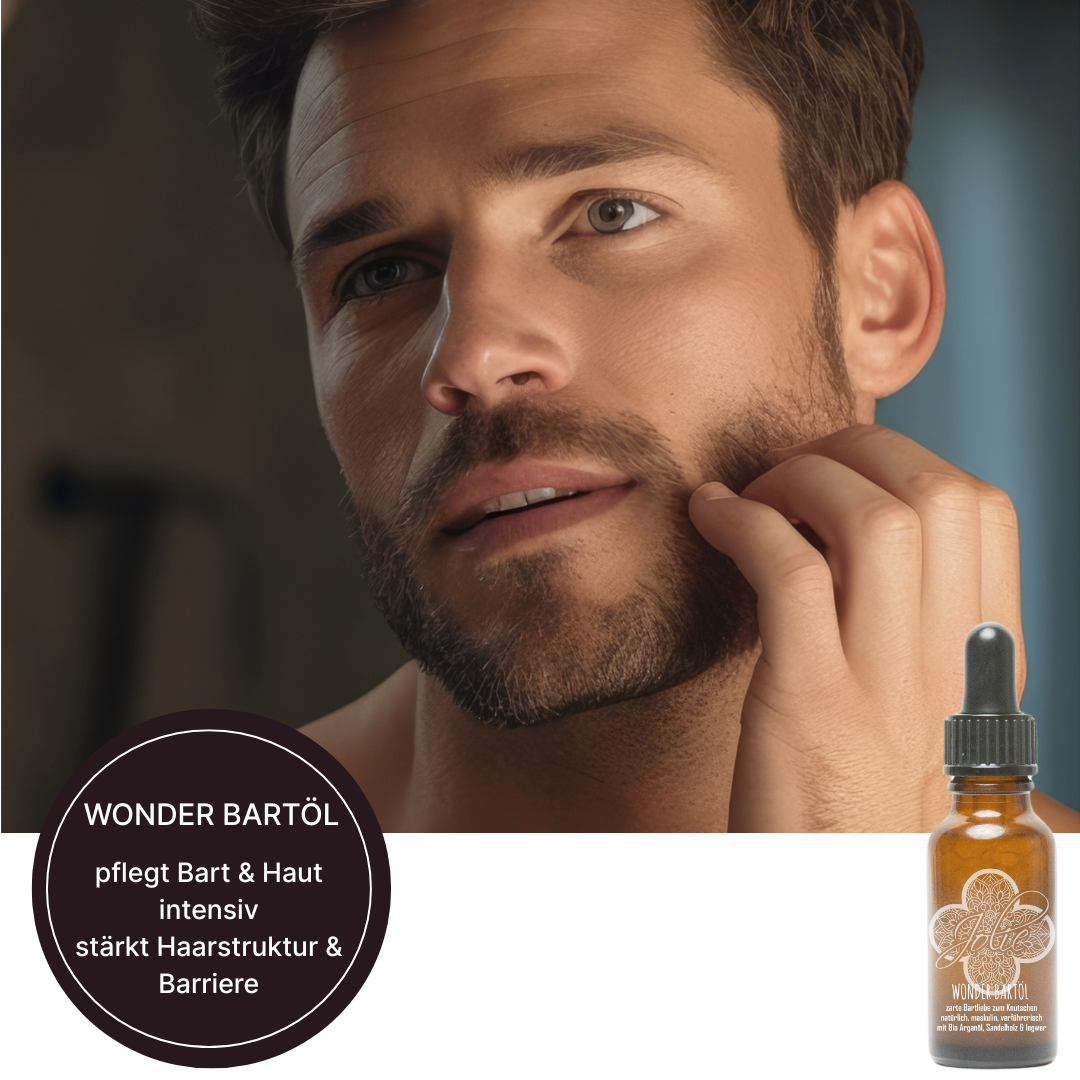 Bartöl natürlich – holzig-maskuline Pflege ohne Silikone für sanfte Küsse - Jolie au naturel: Nachhaltige Naturkosmetik
