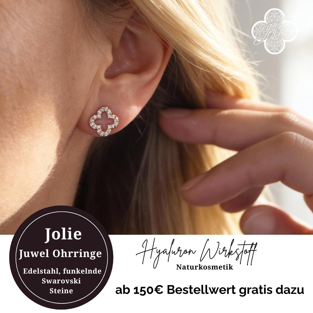 Jolie Juwel Ohrringe Edelstahl mit Swarovski Steinen