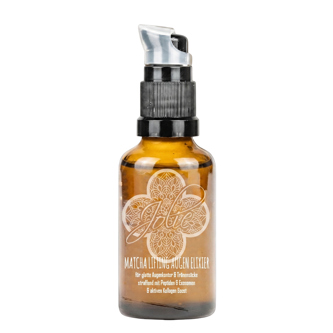Matcha Lifting Augen Elixier – Peptide, Exosomen & Kollagen Boost