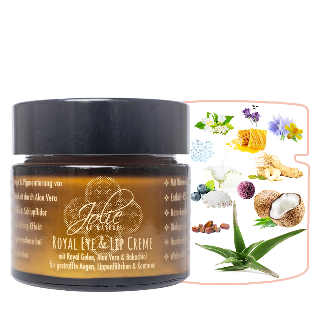 VIP Augenpflege SET I Augenserum Kaffee I Augencreme Bakuchiol - Jolie au naturel: Nachhaltige Naturkosmetik