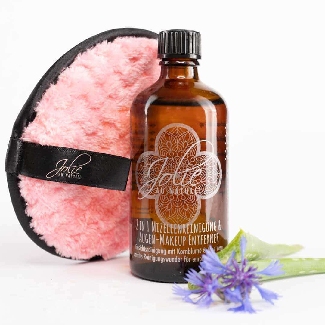 Mizellen Reinigungswasser & Augen Make-up Entferner 2-in-1✨100ml - Jolie au naturel: Nachhaltige Naturkosmetik